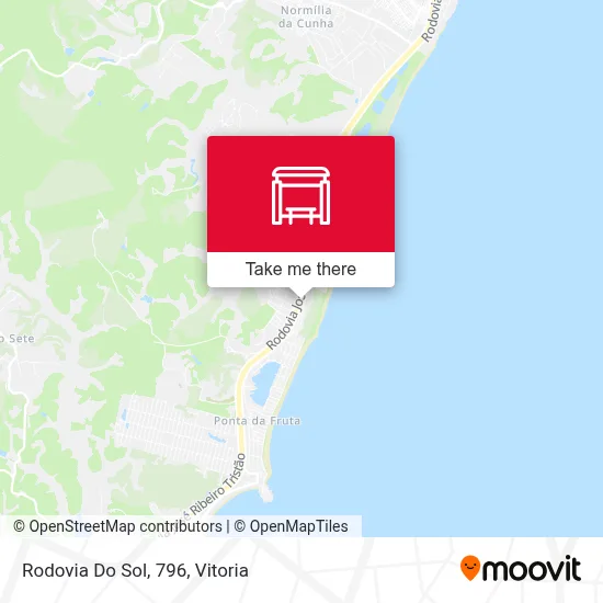 Rodovia Do Sol, 796 map