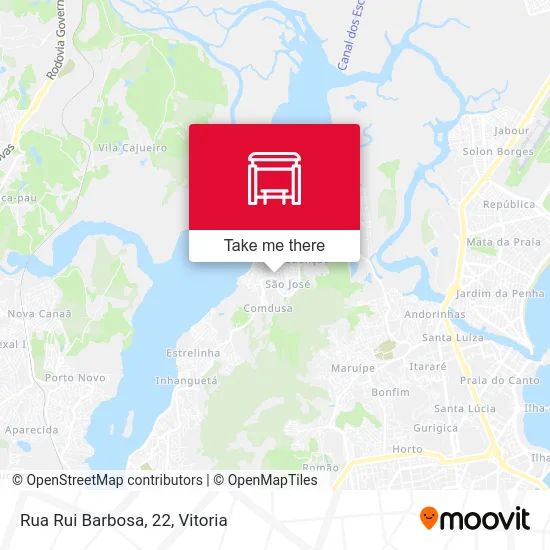Rua Rui Barbosa, 22 map