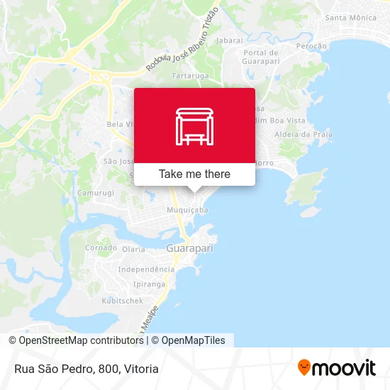 Rua São Pedro, 800 map