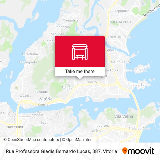 Rua Professora Gladis Bernardo Lucas, 387 map