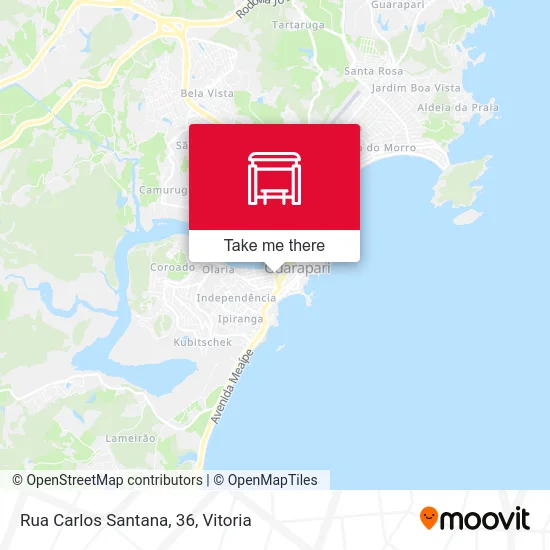 Rua Carlos Santana, 36 map