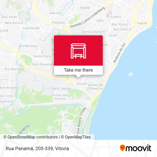 Rua Panamá, 205-339 map