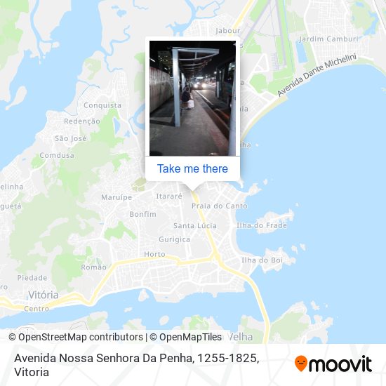 Mapa Avenida Nossa Senhora Da Penha, 1255-1825