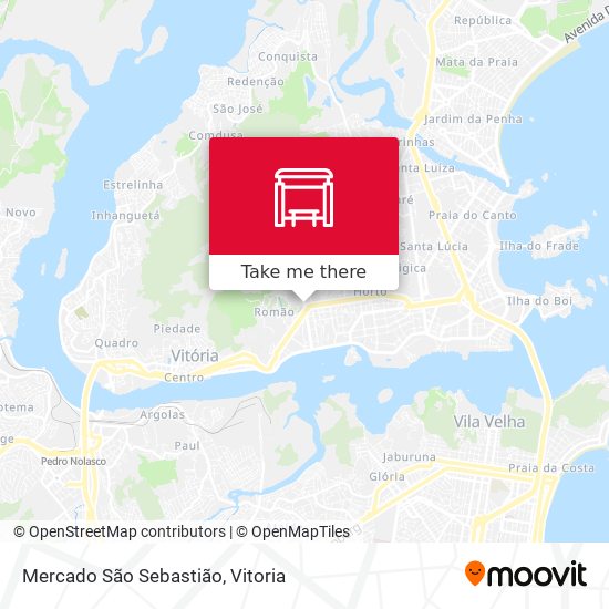 Mapa Mercado São Sebastião