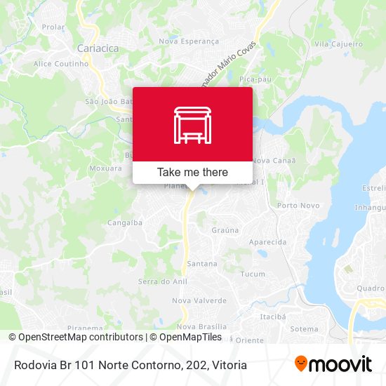 Rodovia Br 101 Norte Contorno, 202 map