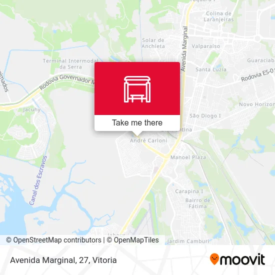 Avenida Marginal, 27 map