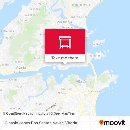 Mapa Ginásio Jones Dos Santos Neves