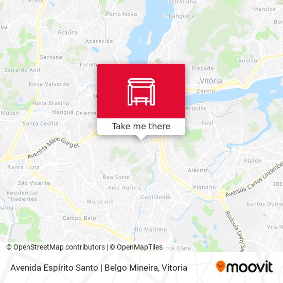 Avenida Espírito Santo | Belgo Mineira map