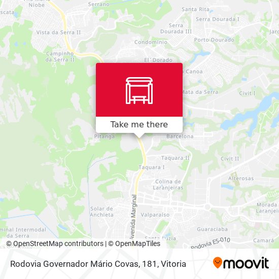 Rodovia Governador Mário Covas, 181 map