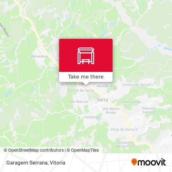 Mapa Garagem Serrana