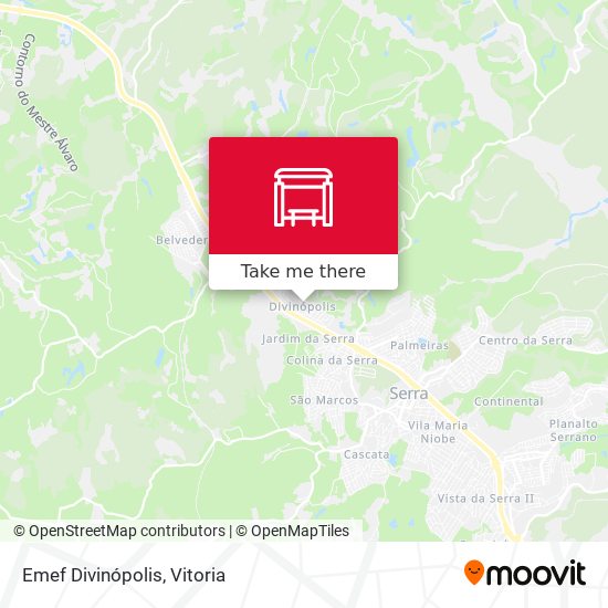 Emef Divinópolis map