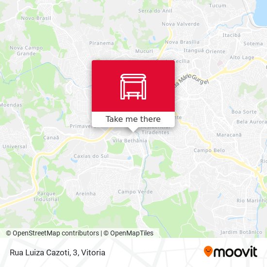 Rua Luiza Cazoti, 3 map