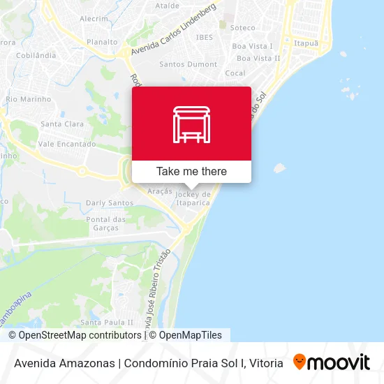 Avenida Amazonas | Condomínio Praia Sol I map
