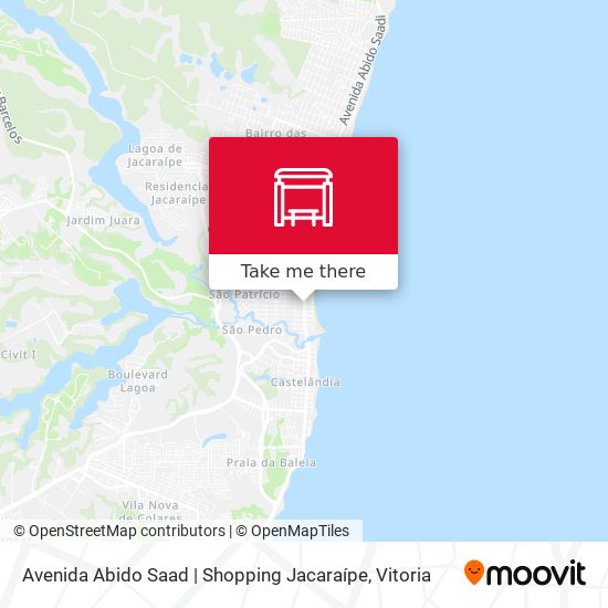 Mapa Avenida Abido Saad | Shopping Jacaraípe