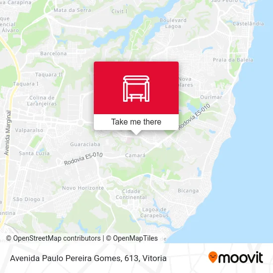 Avenida Paulo Pereira Gomes, 613 map