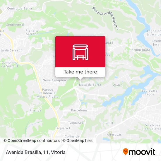 Avenida Brasília, 11 map