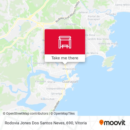 Rodovia Jones Dos Santos Neves, 690 map