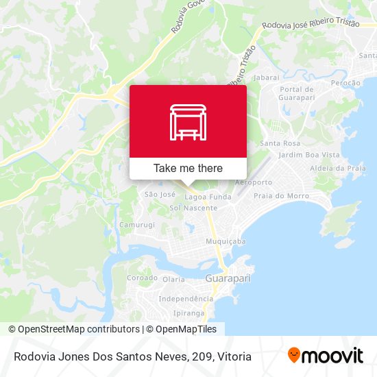 Rodovia Jones Dos Santos Neves, 209 map
