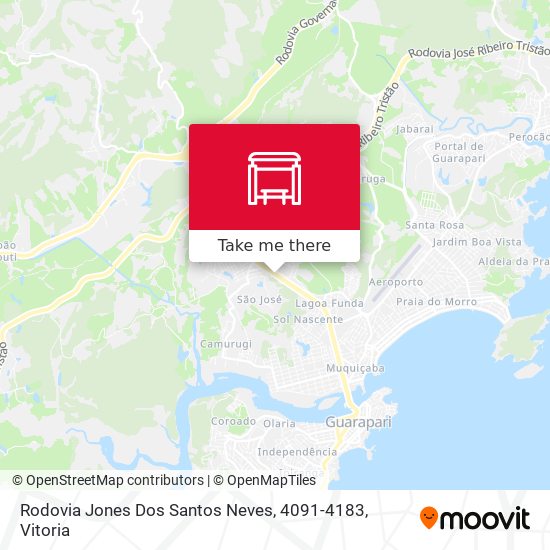 Rodovia Jones Dos Santos Neves, 4091-4183 map