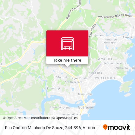 Rua Onófrio Machado De Souza, 244-396 map