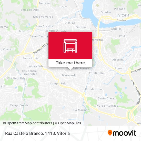 Rua Castelo Branco, 1413 map