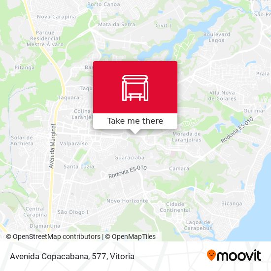 Avenida Copacabana, 577 map
