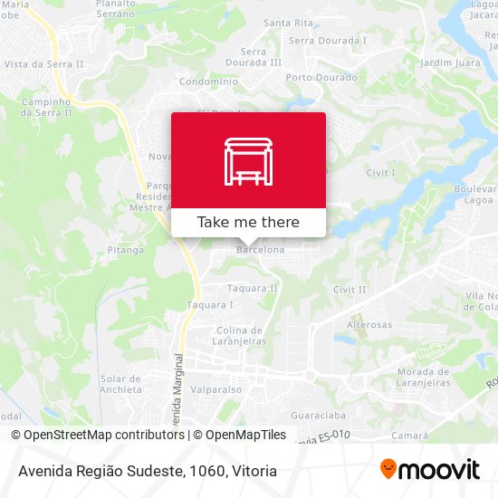 Avenida Região Sudeste, 1060 map
