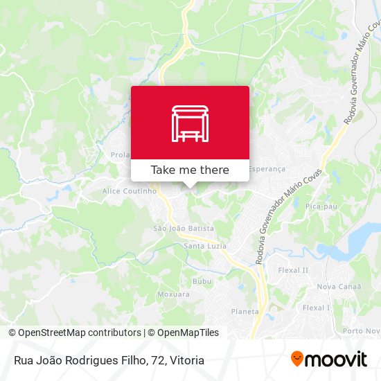 Rua João Rodrigues Filho, 72 map
