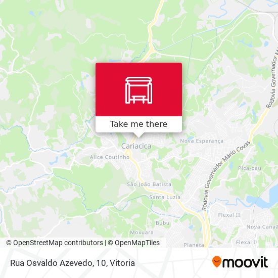 Rua Osvaldo Azevedo, 10 map