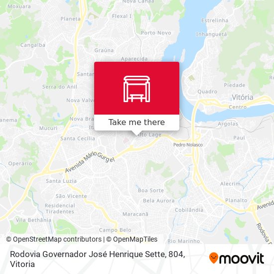 Rodovia Governador José Henrique Sette, 804 map