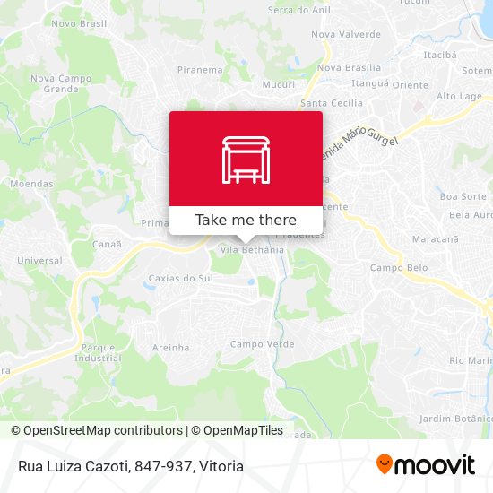 Rua Luiza Cazoti, 847-937 map