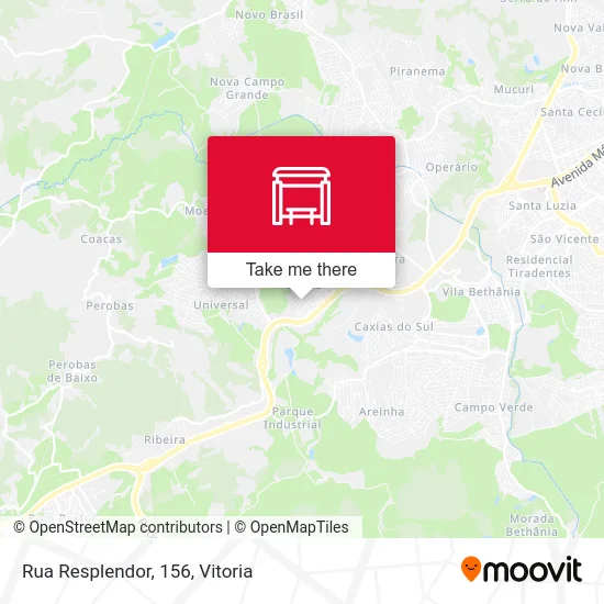 Rua Resplendor, 156 map