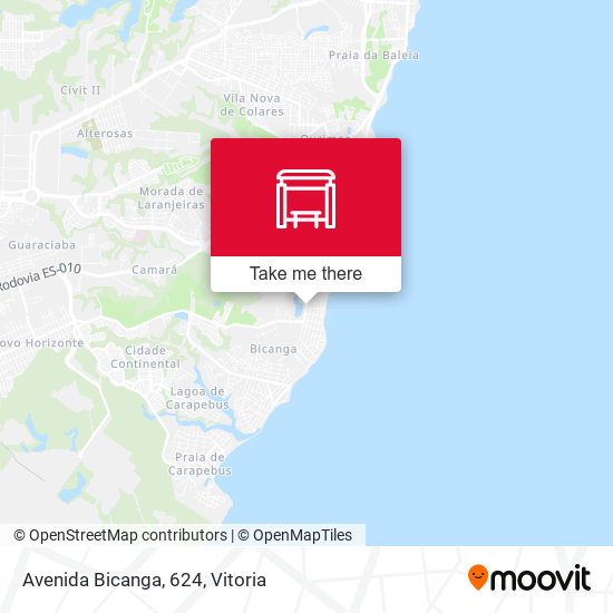 Avenida Bicanga, 624 map