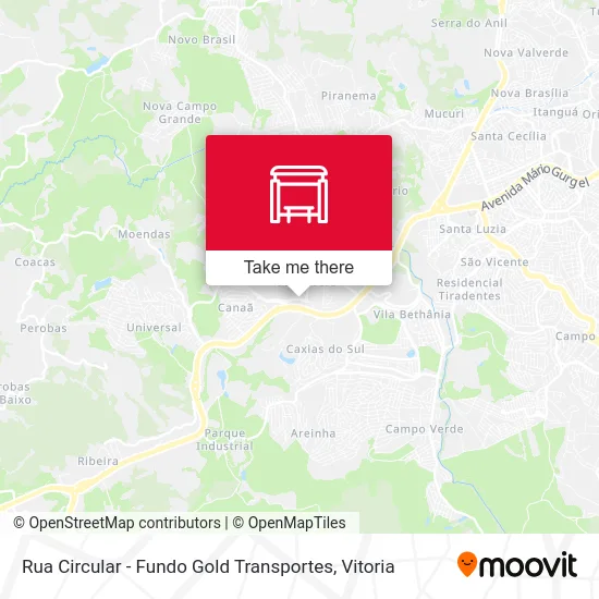 Rua Circular - Fundo Gold Transportes map