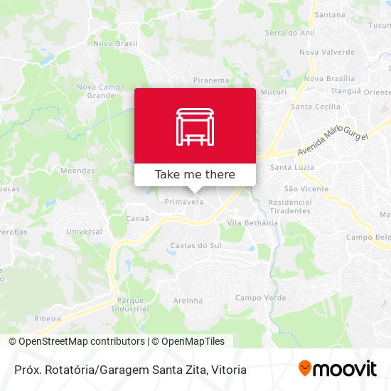 Mapa Próx. Rotatória / Garagem Santa Zita