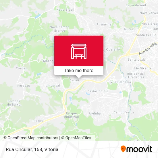 Rua Circular, 168 map