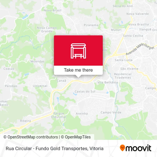 Rua Circular - Fundo Gold Transportes map