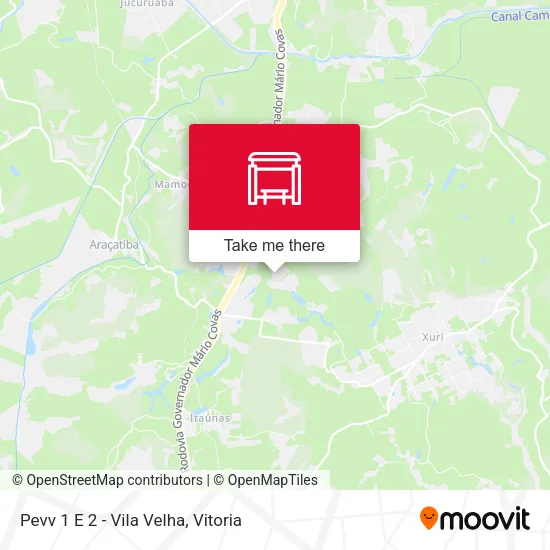 Pevv 1 E 2 - Vila Velha map