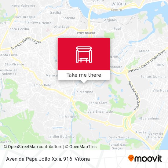 Avenida Papa João Xxiii, 916 map