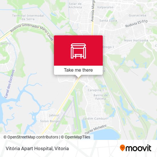 Vitória Apart Hospital map