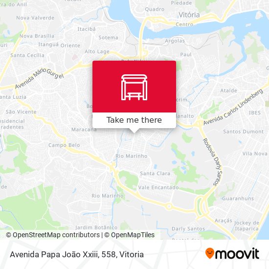 Avenida Papa João Xxiii, 558 map