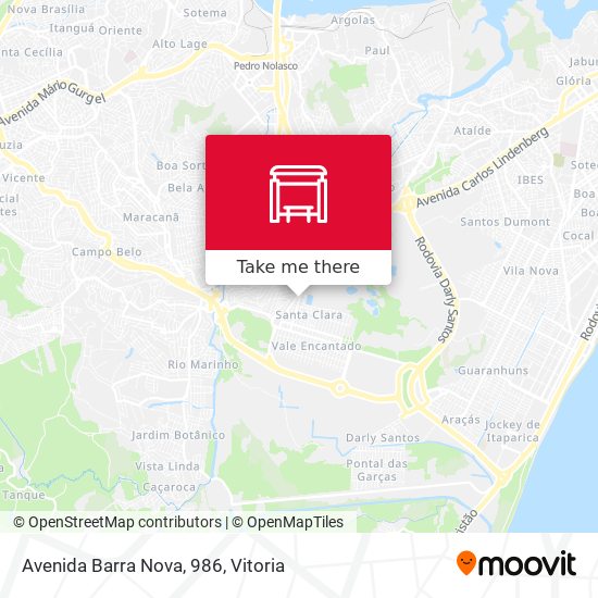 Avenida Barra Nova, 986 map