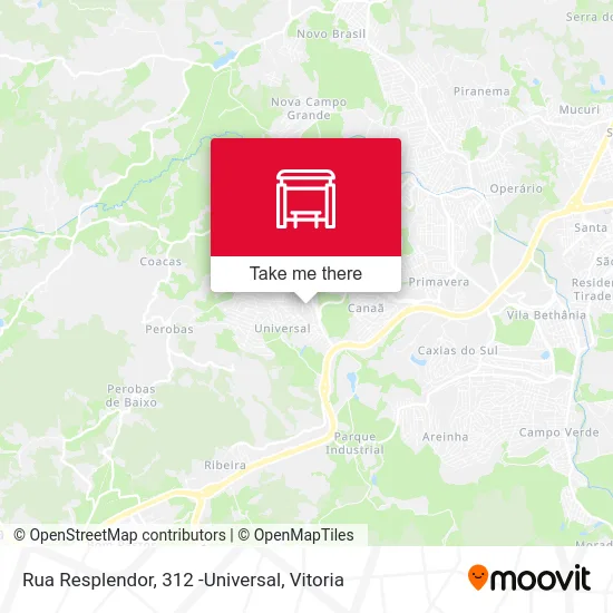 Rua Resplendor, 312 -Universal map