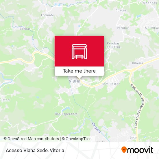 Mapa Acesso Viana Sede