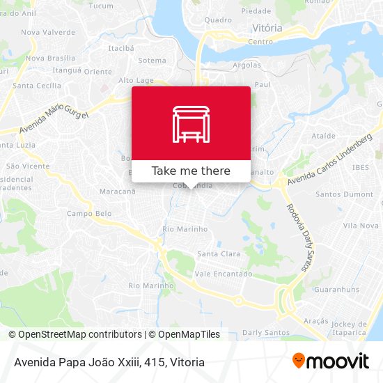 Avenida Papa João Xxiii, 415 map