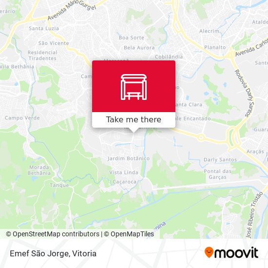 Emef São Jorge map