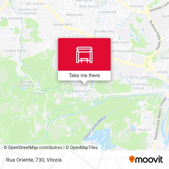 Rua Oriente, 730 map