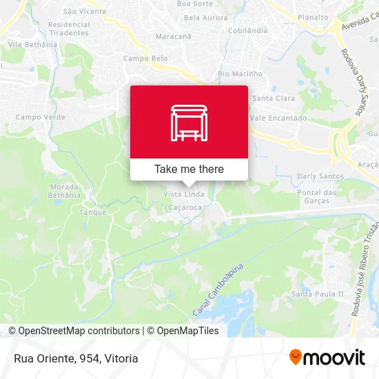 Rua Oriente, 954 map
