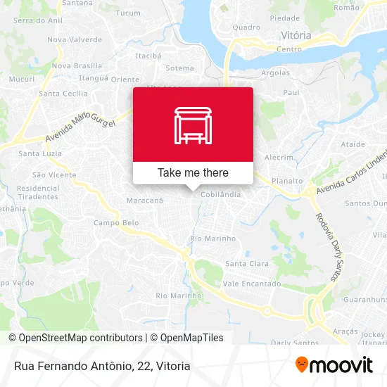 Rua Fernando Antônio, 22 map