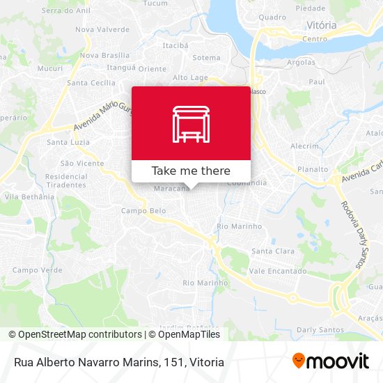 Rua Alberto Navarro Marins, 151 map